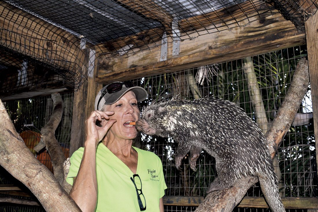 She’s a keeper Shell Factory Nature Park director responsible for